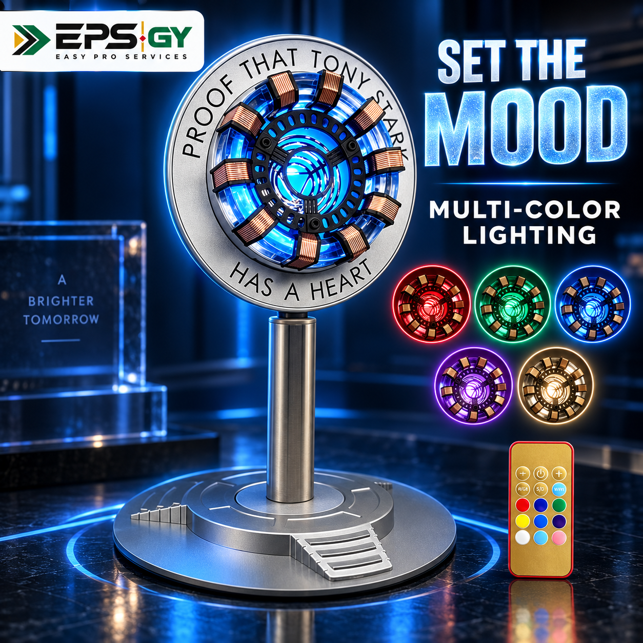 Decorative illuminated Arc Reactor Light