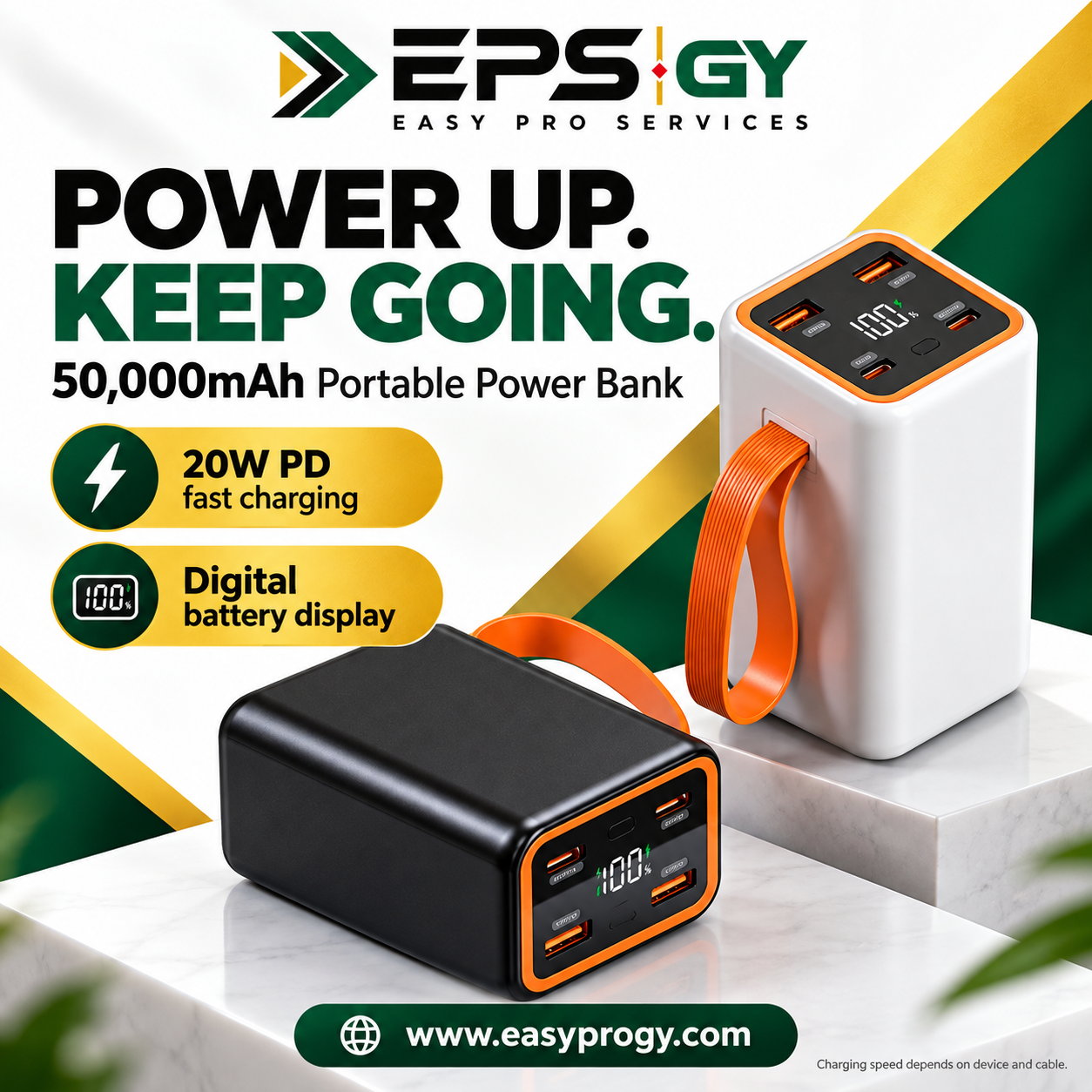 50,000mAh Portable Power Bank